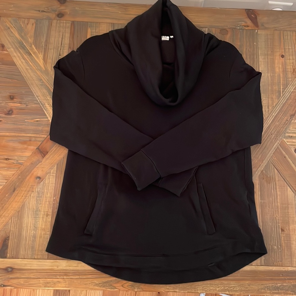 GAP Cowl neck tunic sweatshirt with front pockets